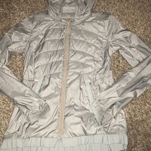 lululemon gray spring fling coat